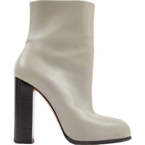 Celine high boots in gray leather 